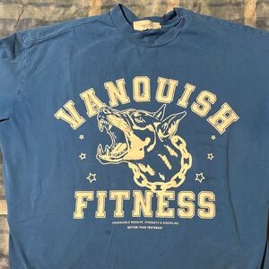 Vanquish Fitness Blue Graphic Tee